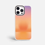 Case Funda Sunset Flow - Blanco Premium Para iPhone 17-12 Samsung S26-S22