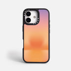 Case Funda Sunset Flow - Blanco Premium Para iPhone 17-12 Samsung S26-S22