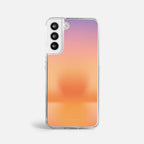 Case Funda Sunset Flow - Blanco Premium Para iPhone 17-12 Samsung S26-S22
