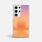 Case Funda Sunset Flow - Blanco Premium Para iPhone 17-12 Samsung S26-S22