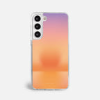 Case Funda Sunset Flow - Blanco Premium Para iPhone 17-12 Samsung S26-S22
