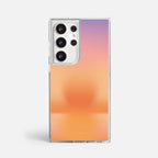 Case Funda Sunset Flow - Blanco Premium Para iPhone 17-12 Samsung S26-S22