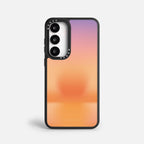 Case Funda Sunset Flow - Blanco Premium Para iPhone 17-12 Samsung S26-S22