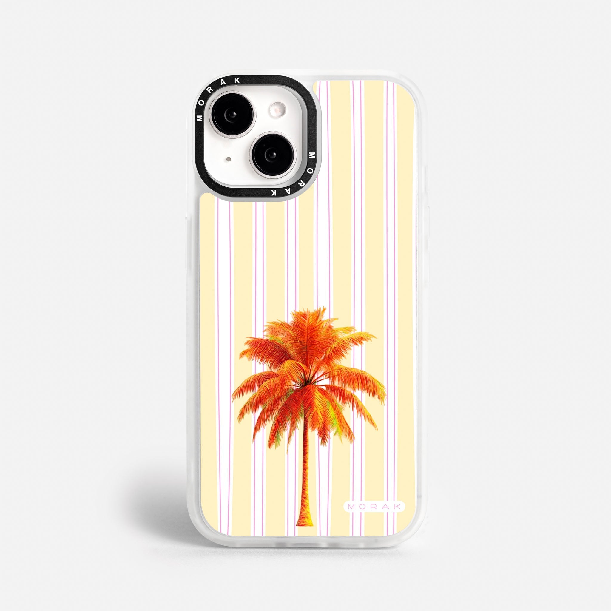 Case Funda Sunset Palm - Blanco Premium Para iPhone 17-12 Samsung S26-S22