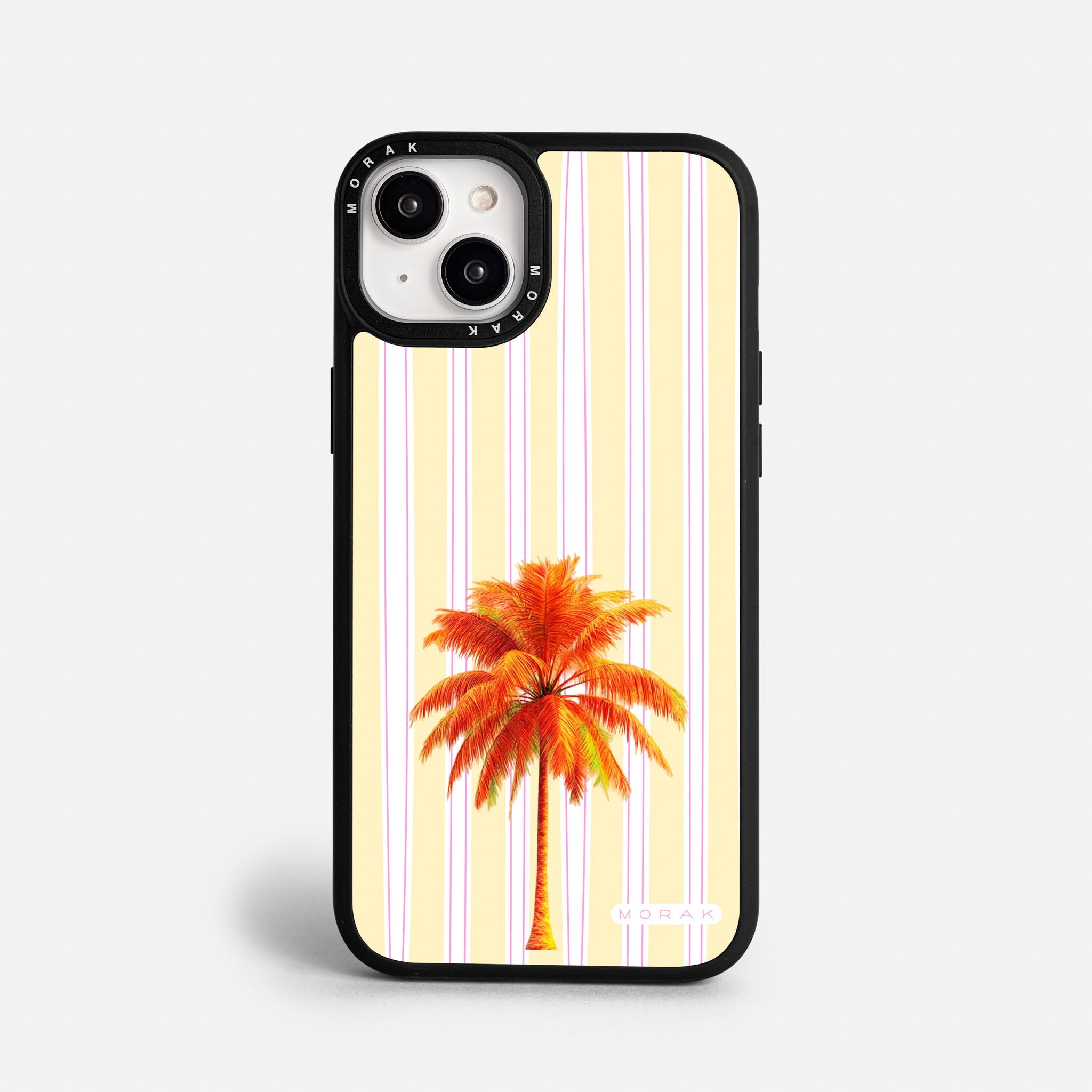 Case Funda Sunset Palm - Blanco Premium Para iPhone 17-12 Samsung S26-S22