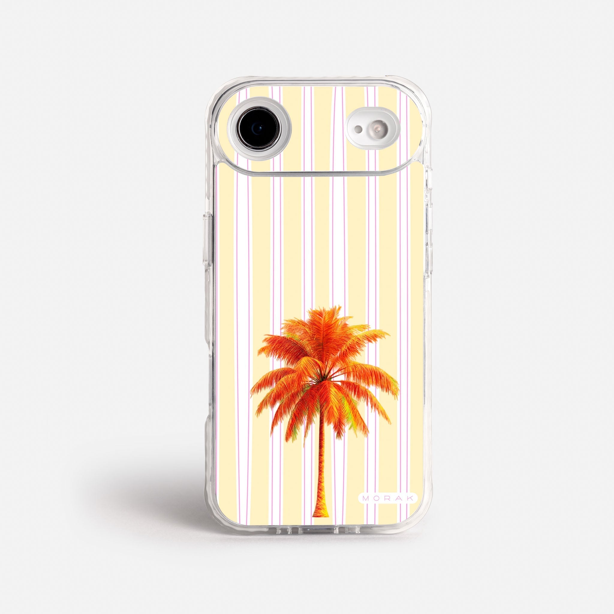 Case Funda Sunset Palm - Blanco Premium Para iPhone 17-12 Samsung S26-S22