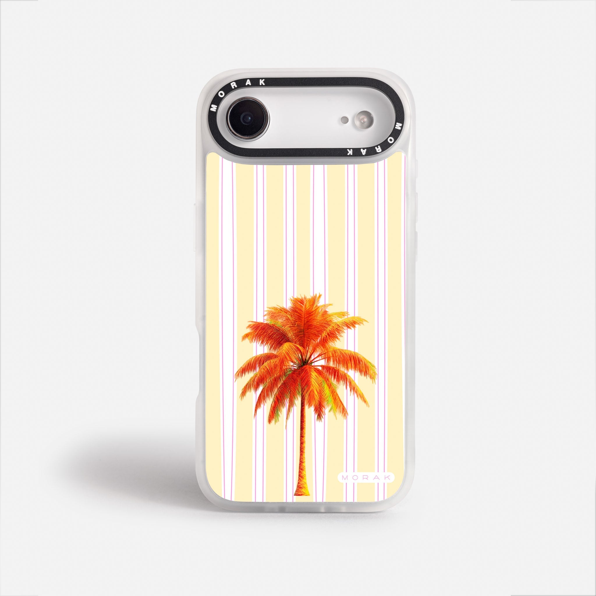 Case Funda Sunset Palm - Blanco Premium Para iPhone 17-12 Samsung S26-S22