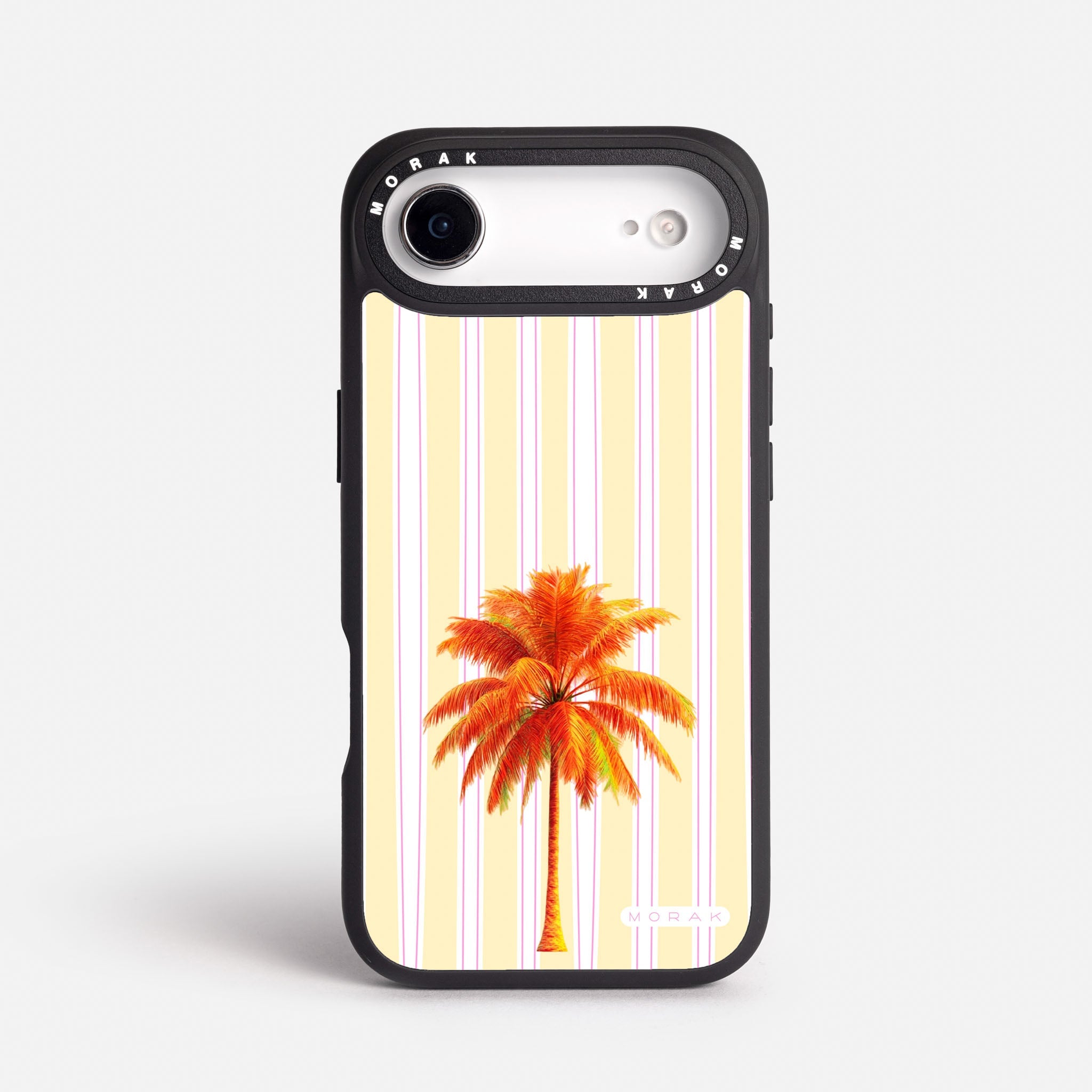 Case Funda Sunset Palm - Blanco Premium Para iPhone 17-12 Samsung S26-S22