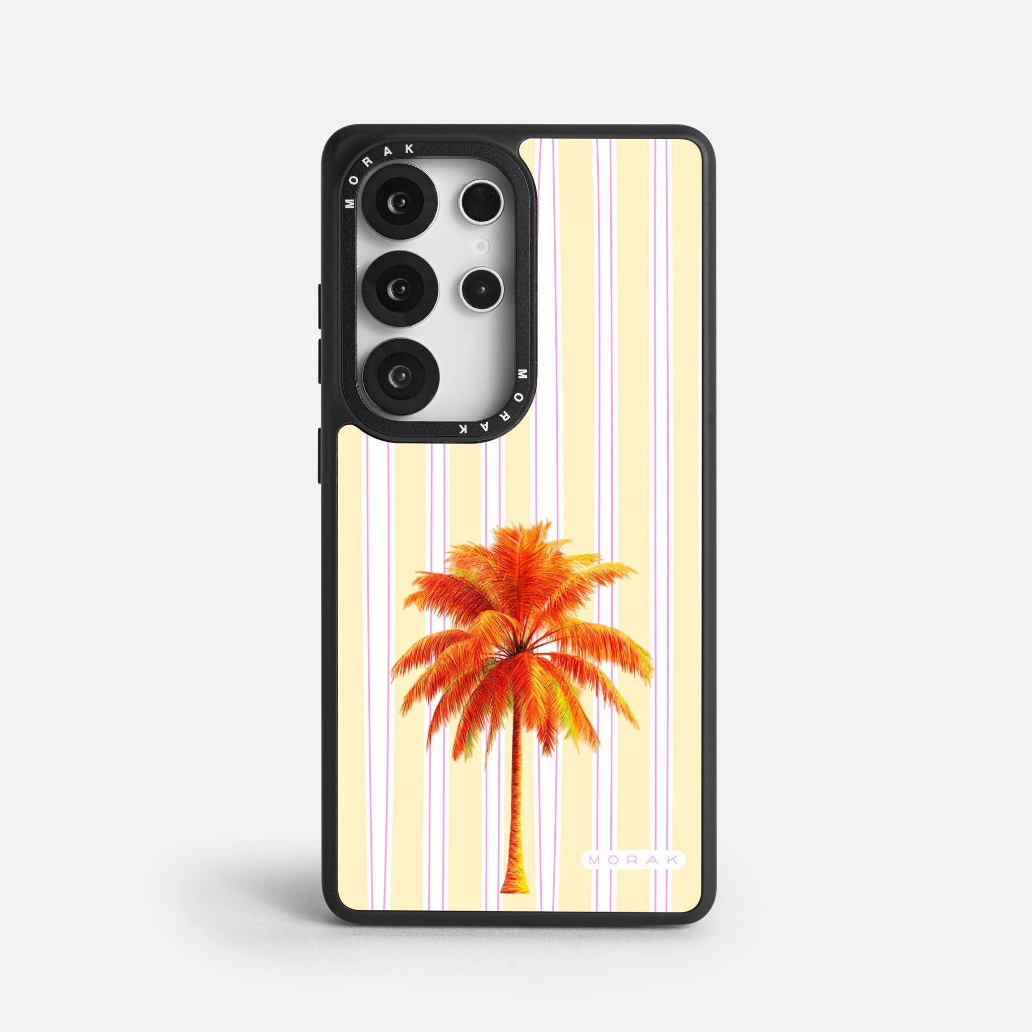 Case Funda Sunset Palm - Blanco Premium Para iPhone 17-12 Samsung S26-S22