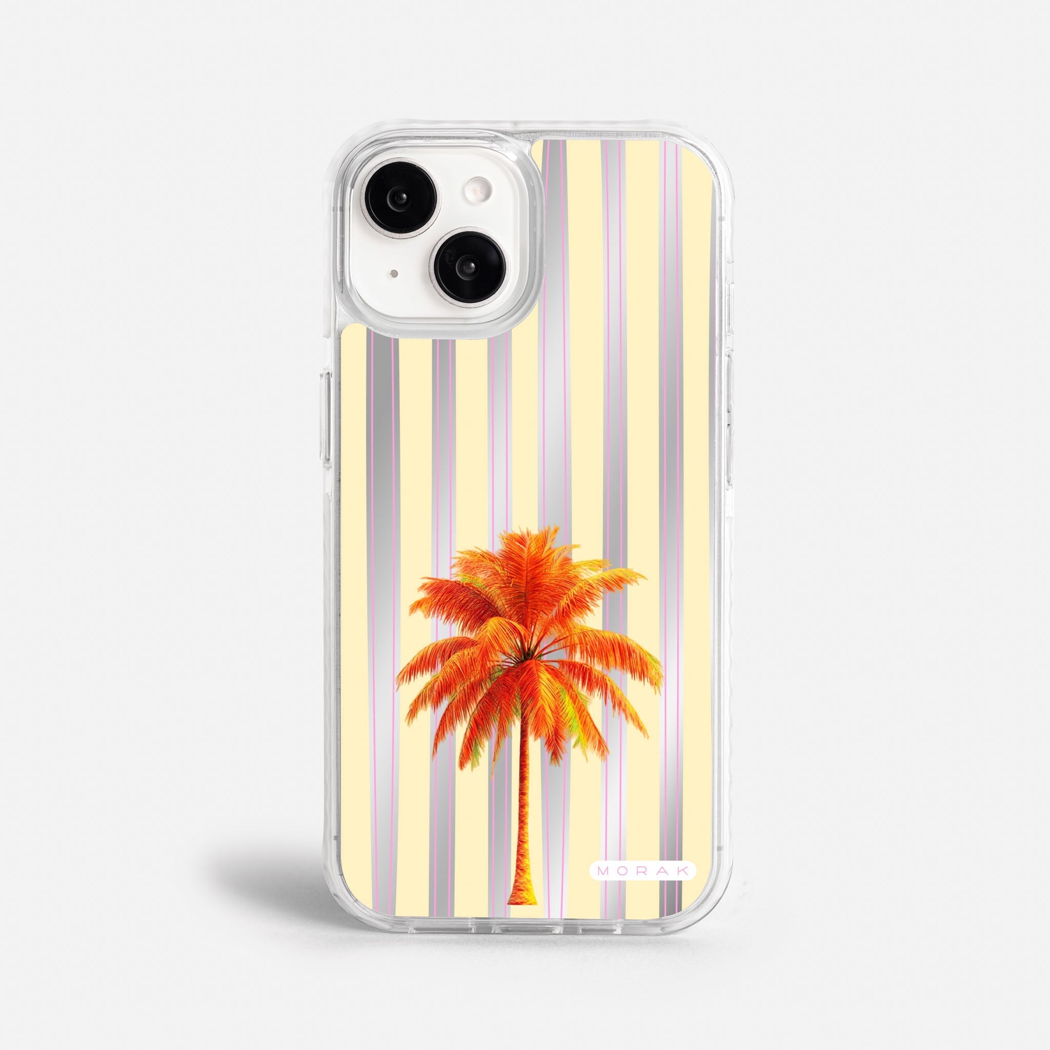 Case Funda Sunset Palm - Espejo Premium Para iPhone 17-12 Samsung S26-S22