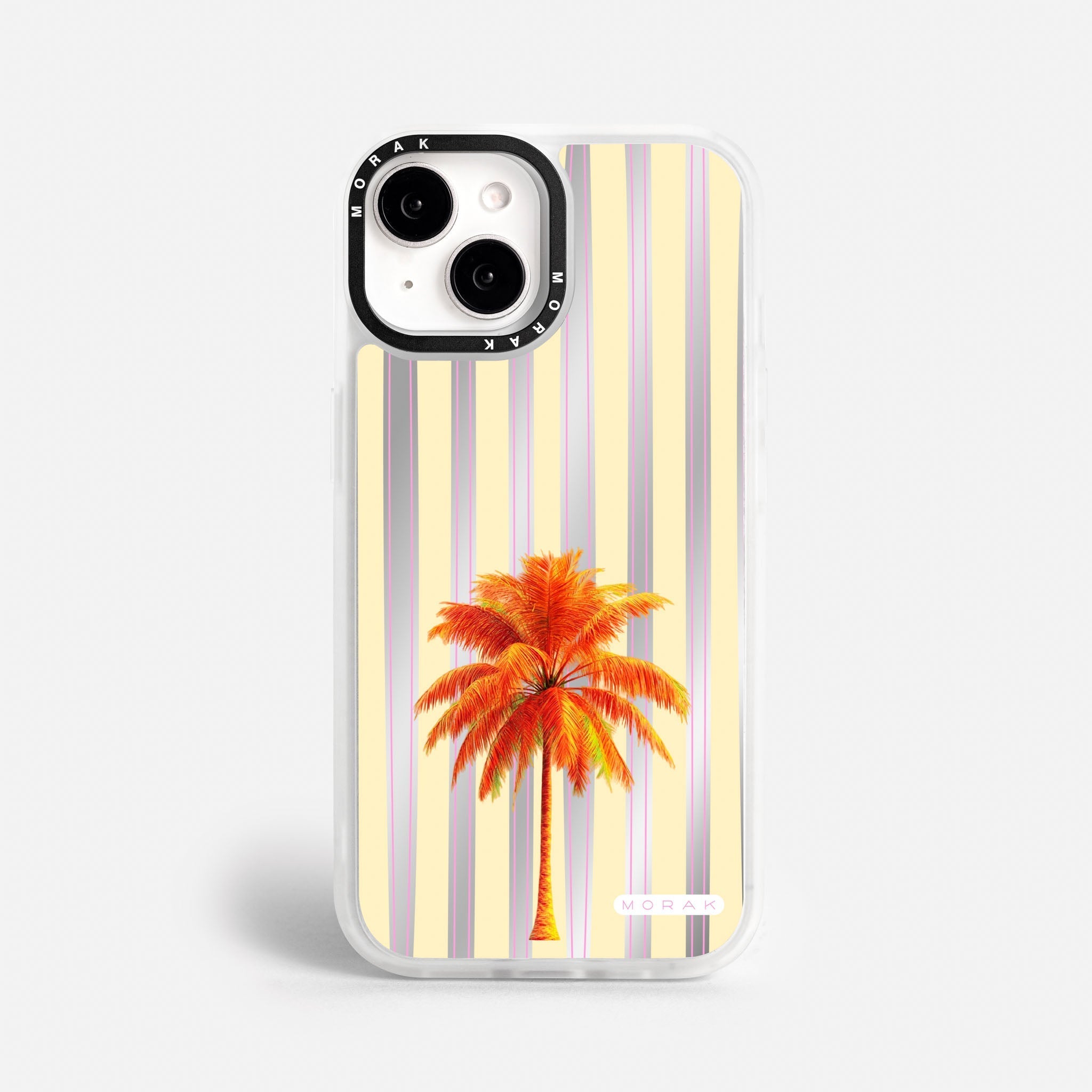 Case Funda Sunset Palm - Espejo Premium Para iPhone 17-12 Samsung S26-S22