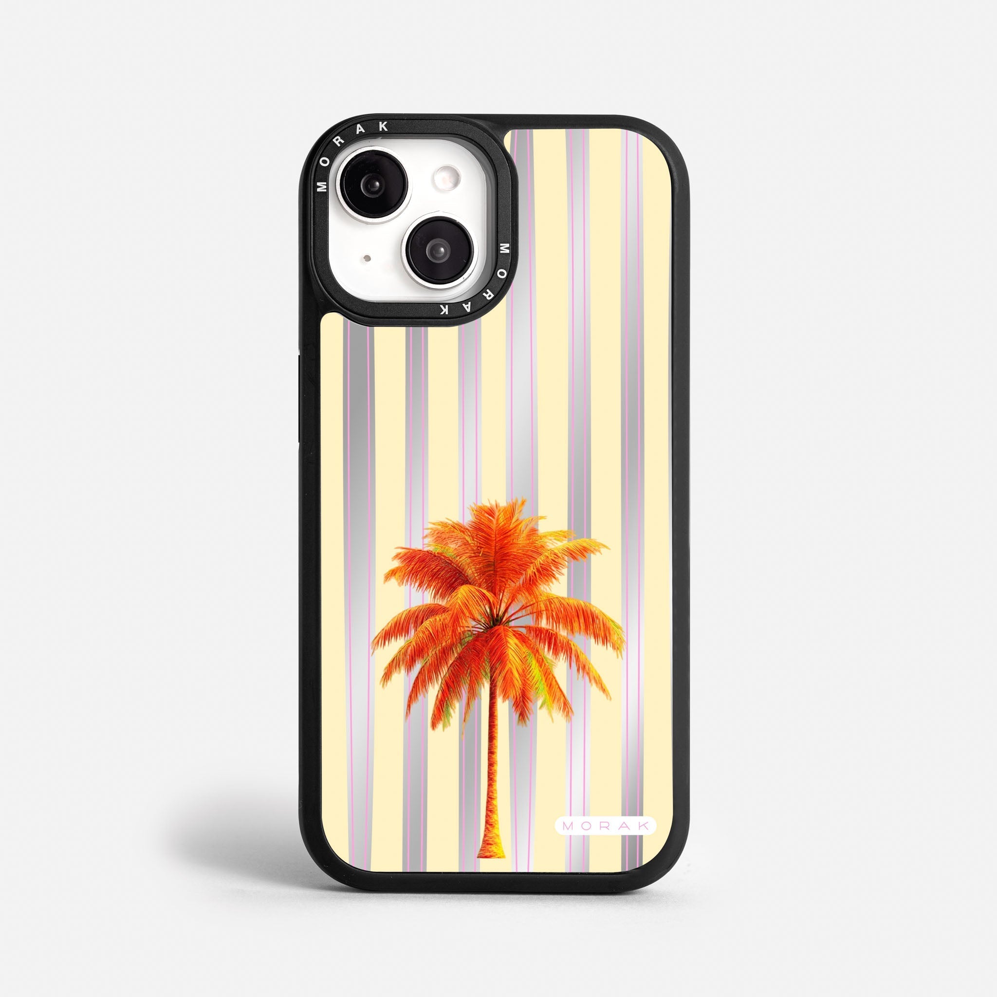 Case Funda Sunset Palm - Espejo Premium Para iPhone 17-12 Samsung S26-S22