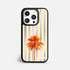 Case Funda Sunset Palm - Espejo Premium Para iPhone 17-12 Samsung S26-S22
