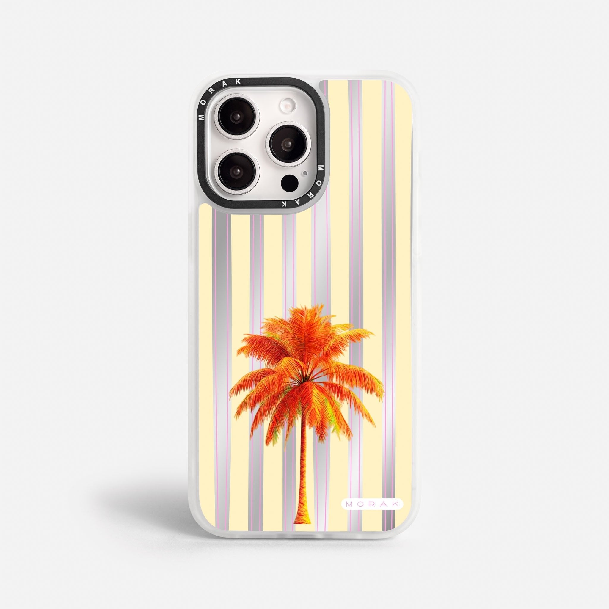 Case Funda Sunset Palm - Espejo Premium Para iPhone 17-12 Samsung S26-S22
