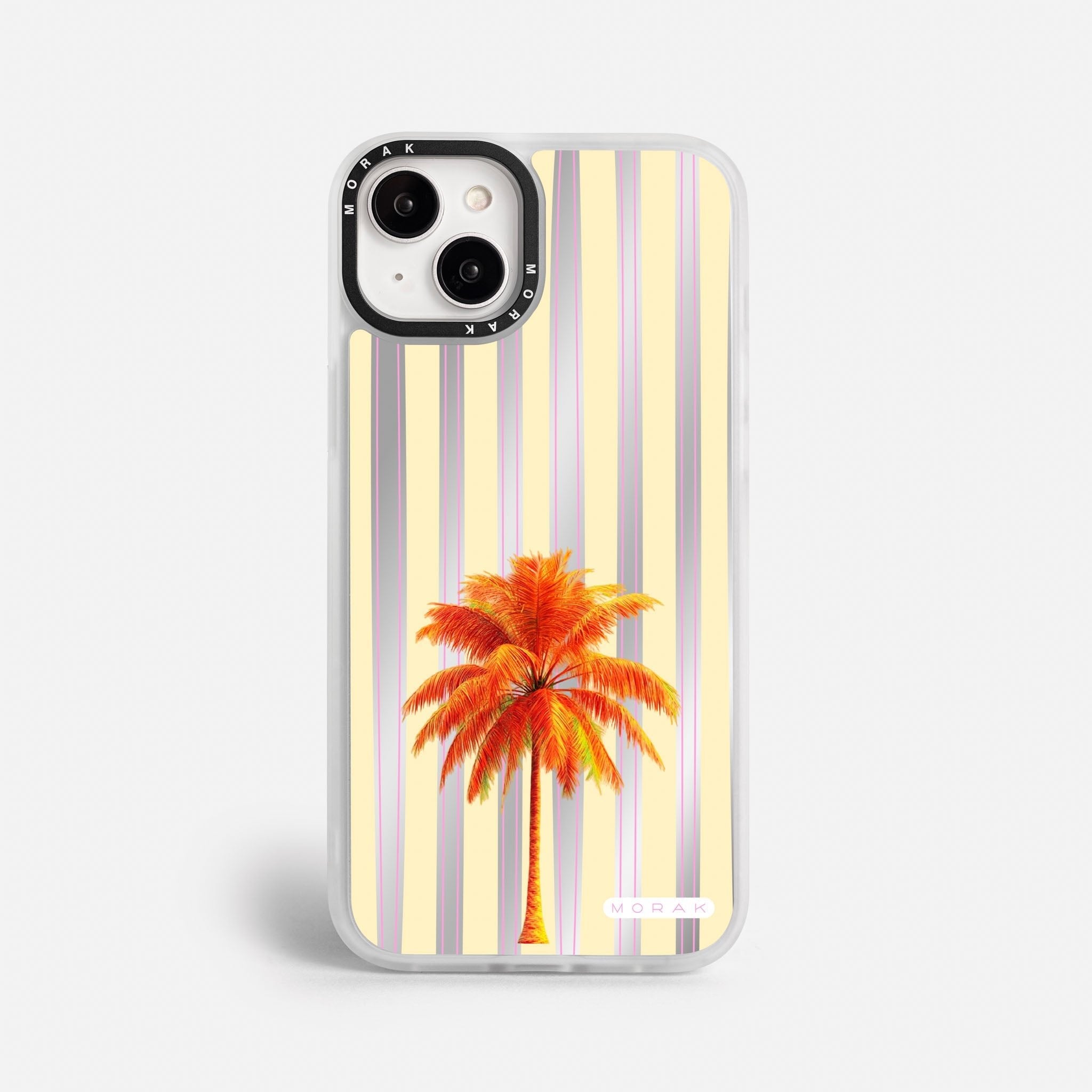 Case Funda Sunset Palm - Espejo Premium Para iPhone 17-12 Samsung S26-S22