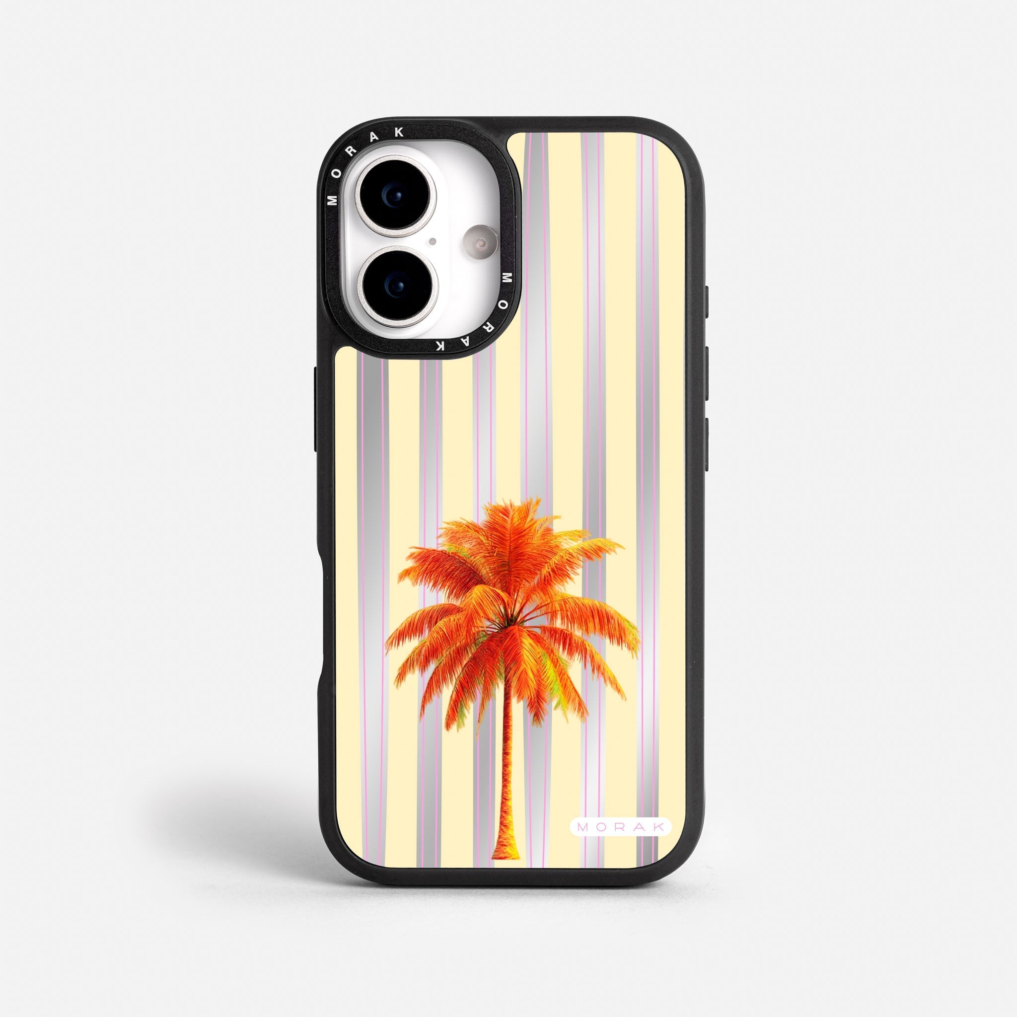 Case Funda Sunset Palm - Espejo Premium Para iPhone 17-12 Samsung S26-S22