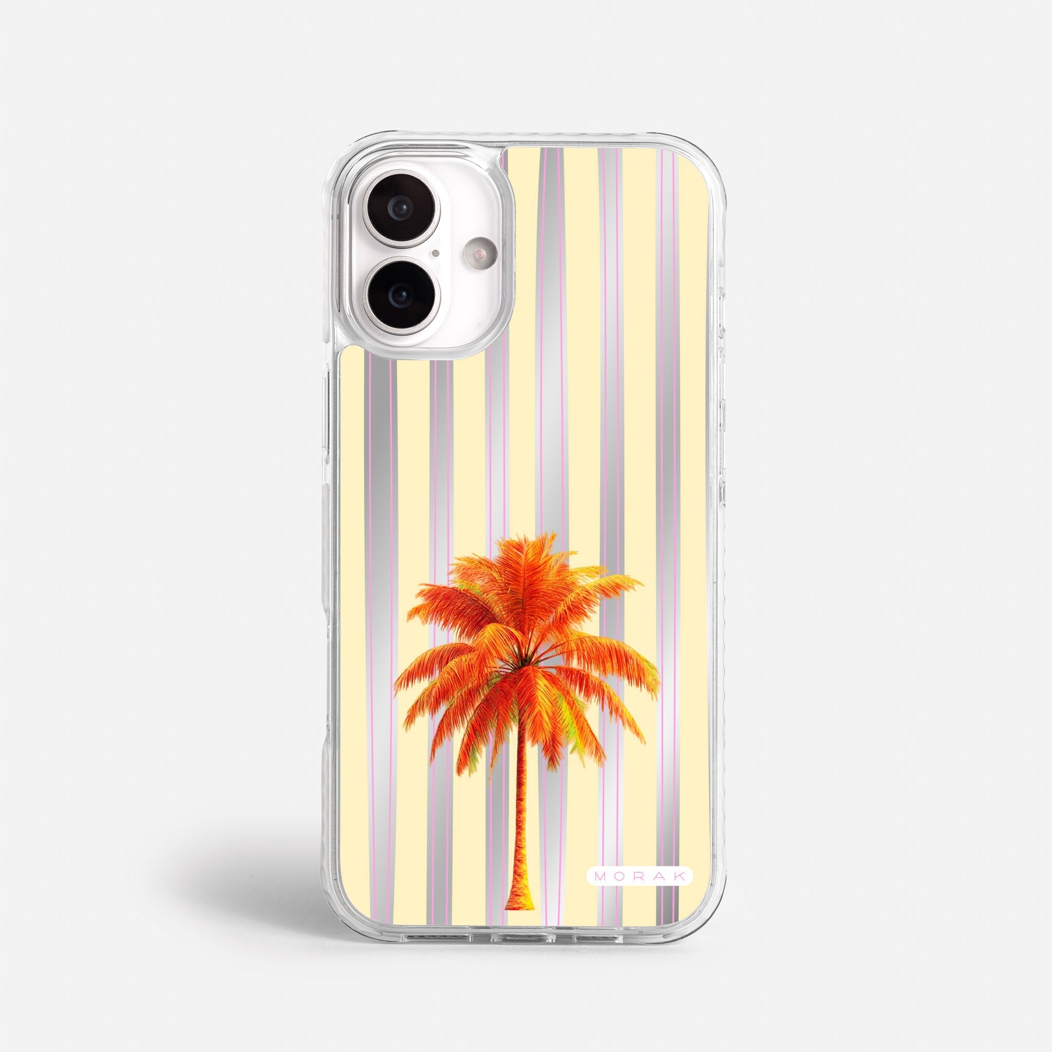 Case Funda Sunset Palm - Espejo Premium Para iPhone 17-12 Samsung S26-S22