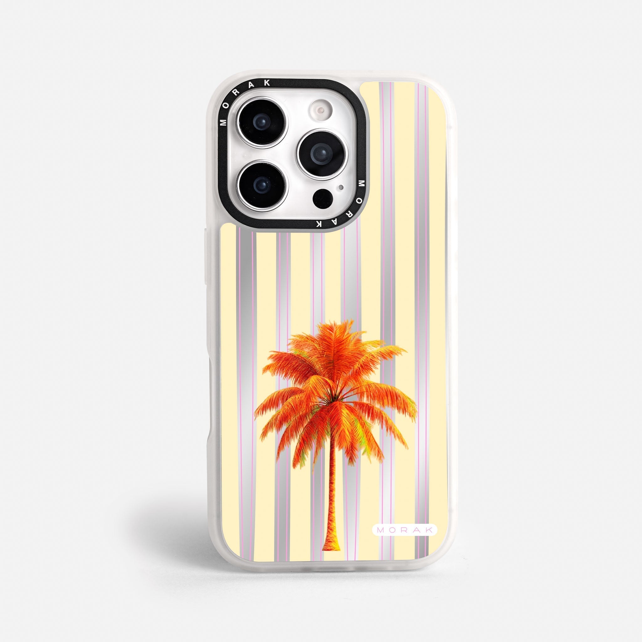 Case Funda Sunset Palm - Espejo Premium Para iPhone 17-12 Samsung S26-S22