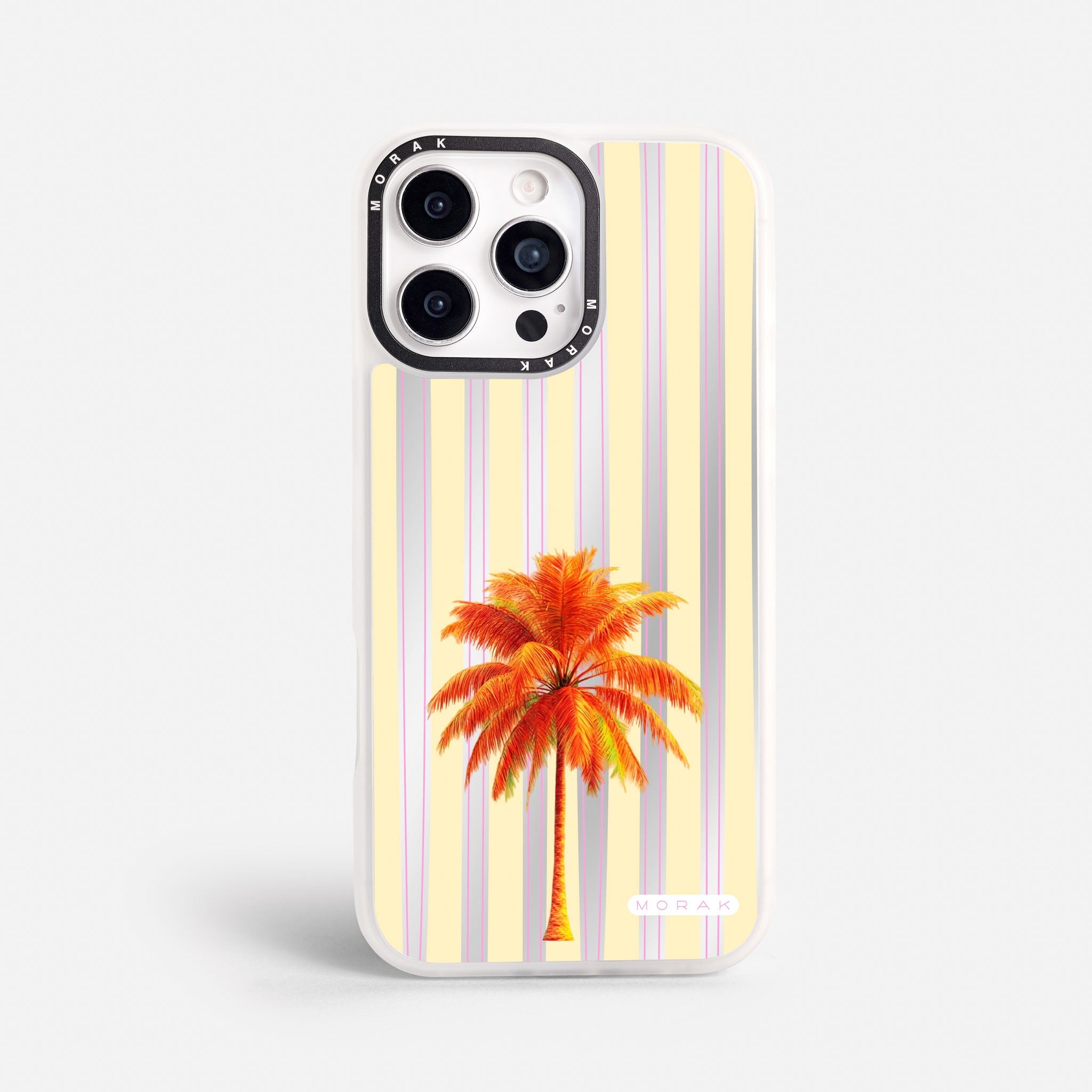 Case Funda Sunset Palm - Espejo Premium Para iPhone 17-12 Samsung S26-S22