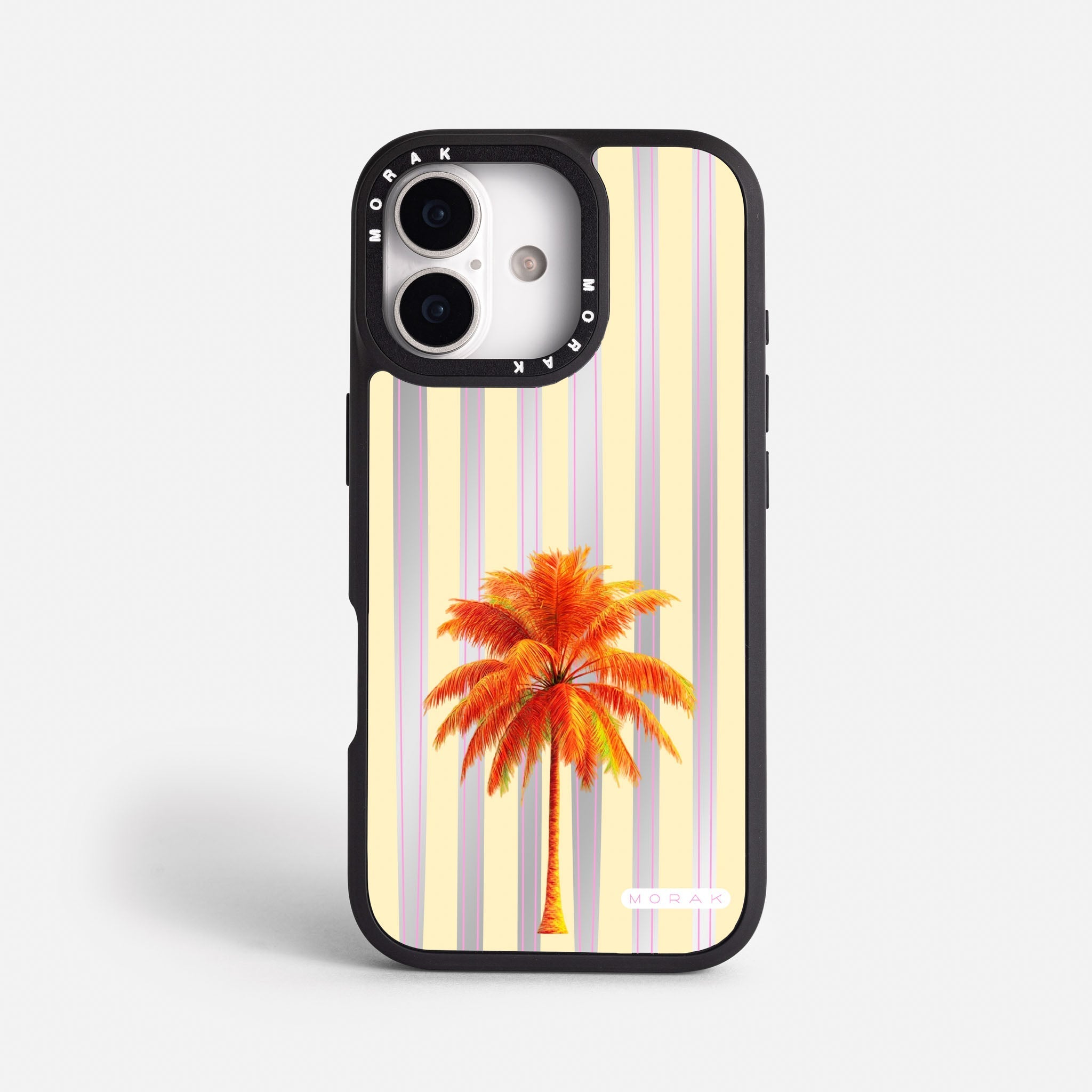 Case Funda Sunset Palm - Espejo Premium Para iPhone 17-12 Samsung S26-S22