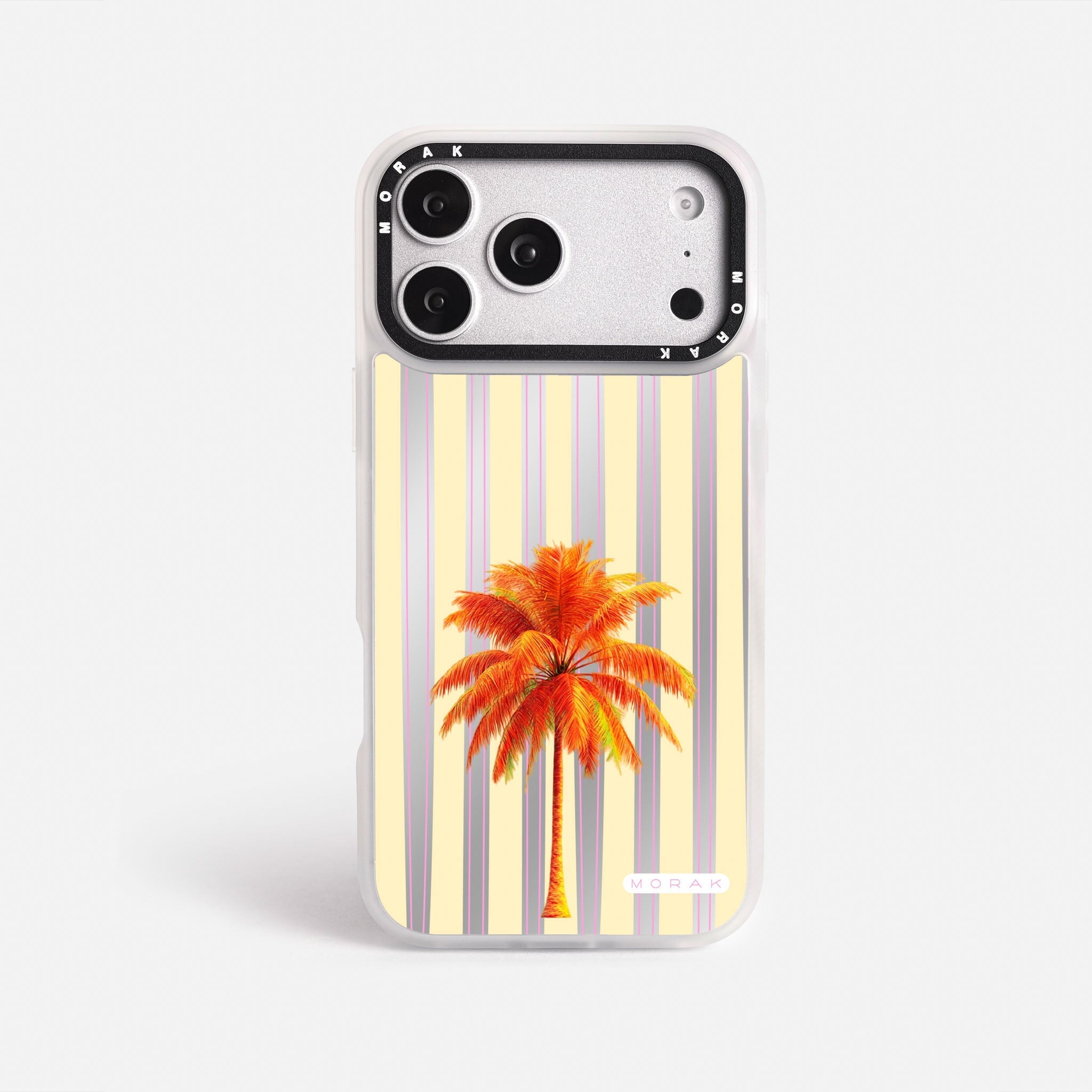 Case Funda Sunset Palm - Espejo Premium Para iPhone 17-12 Samsung S26-S22