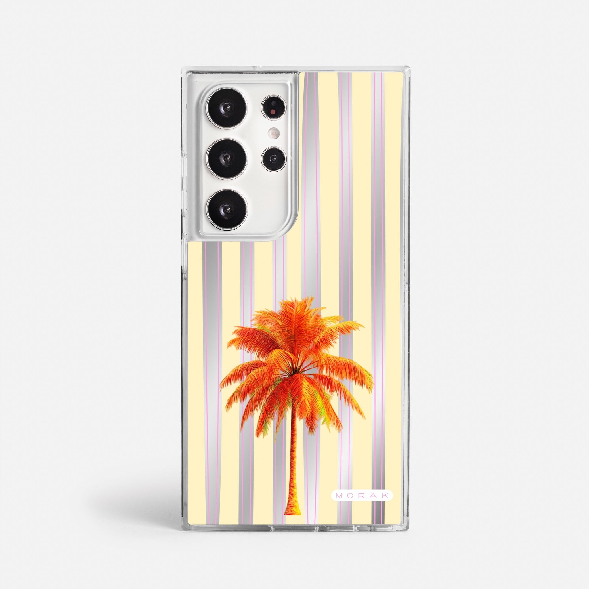 Case Funda Sunset Palm - Espejo Premium Para iPhone 17-12 Samsung S26-S22