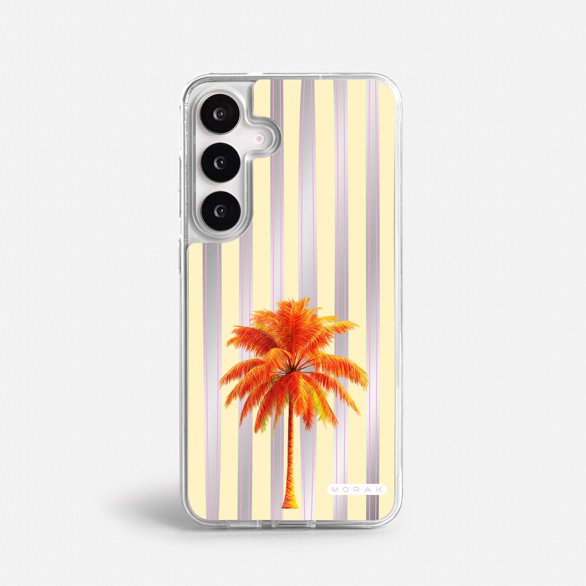 Case Funda Sunset Palm - Espejo Premium Para iPhone 17-12 Samsung S26-S22