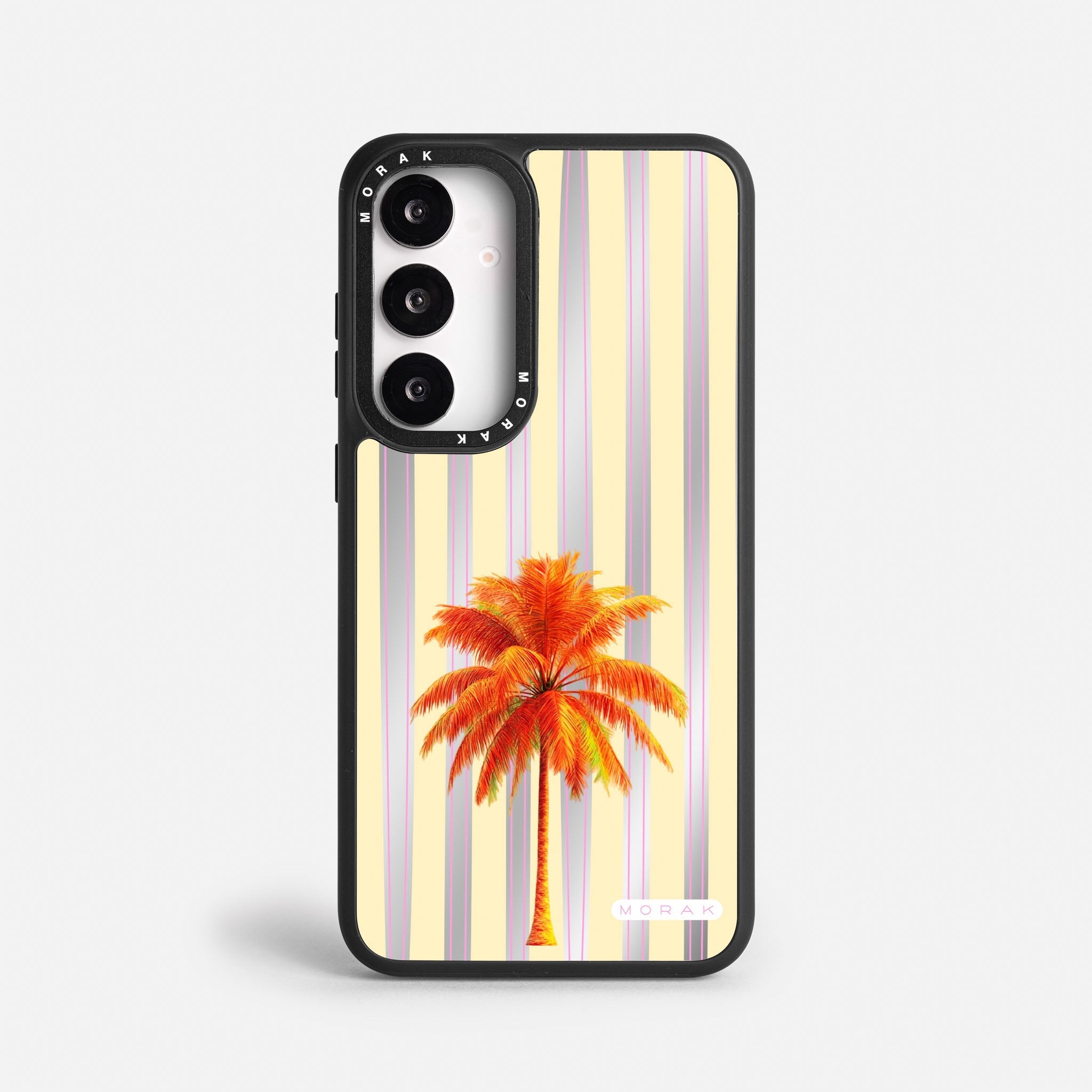 Case Funda Sunset Palm - Espejo Premium Para iPhone 17-12 Samsung S26-S22