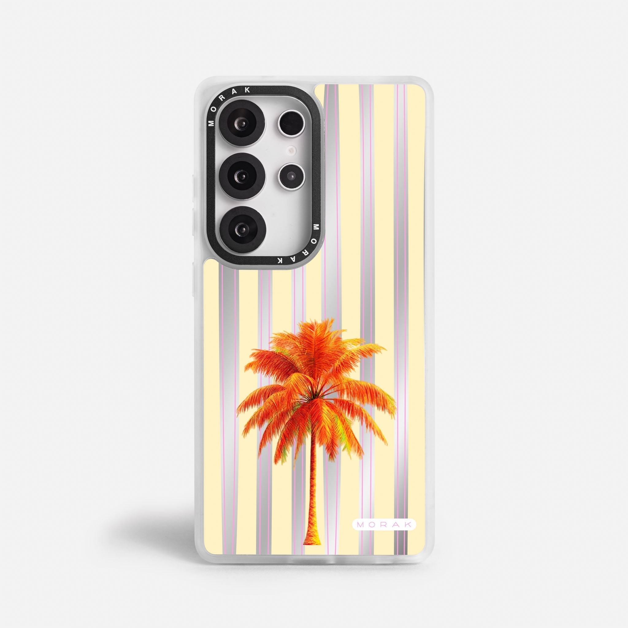 Case Funda Sunset Palm - Espejo Premium Para iPhone 17-12 Samsung S26-S22
