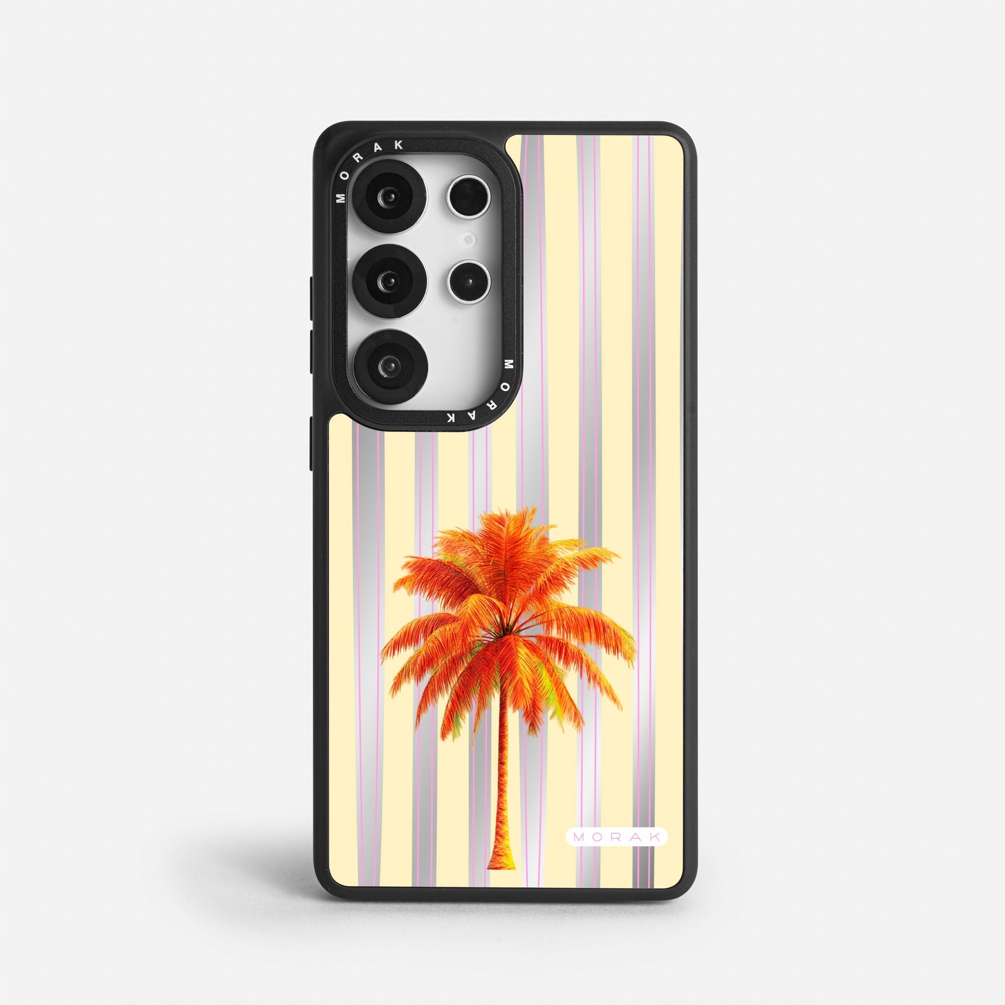 Case Funda Sunset Palm - Espejo Premium Para iPhone 17-12 Samsung S26-S22