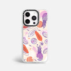 Case Funda Tropical Mix - Blanco Premium Para iPhone 17-12 Samsung S26-S22