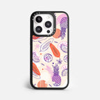 Case Funda Tropical Mix - Blanco Premium Para iPhone 17-12 Samsung S26-S22