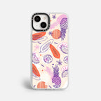 Case Funda Tropical Mix - Blanco Premium Para iPhone 17-12 Samsung S26-S22