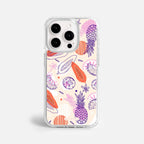 Case Funda Tropical Mix - Blanco Premium Para iPhone 17-12 Samsung S26-S22