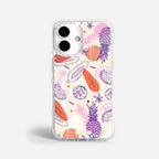 Case Funda Tropical Mix - Blanco Premium Para iPhone 17-12 Samsung S26-S22