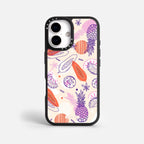 Case Funda Tropical Mix - Blanco Premium Para iPhone 17-12 Samsung S26-S22