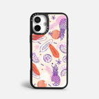 Case Funda Tropical Mix - Blanco Premium Para iPhone 17-12 Samsung S26-S22
