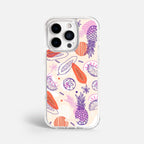 Case Funda Tropical Mix - Blanco Premium Para iPhone 17-12 Samsung S26-S22