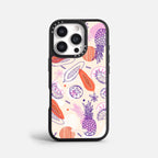 Case Funda Tropical Mix - Blanco Premium Para iPhone 17-12 Samsung S26-S22