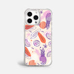 Case Funda Tropical Mix - Blanco Premium Para iPhone 17-12 Samsung S26-S22