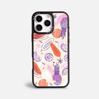 Case Funda Tropical Mix - Blanco Premium Para iPhone 17-12 Samsung S26-S22