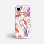 Case Funda Tropical Mix - Blanco Premium Para iPhone 17-12 Samsung S26-S22