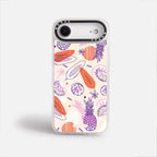 Case Funda Tropical Mix - Blanco Premium Para iPhone 17-12 Samsung S26-S22