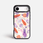 Case Funda Tropical Mix - Blanco Premium Para iPhone 17-12 Samsung S26-S22