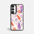 Case Funda Tropical Mix - Blanco Premium Para iPhone 17-12 Samsung S26-S22