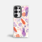 Case Funda Tropical Mix - Blanco Premium Para iPhone 17-12 Samsung S26-S22