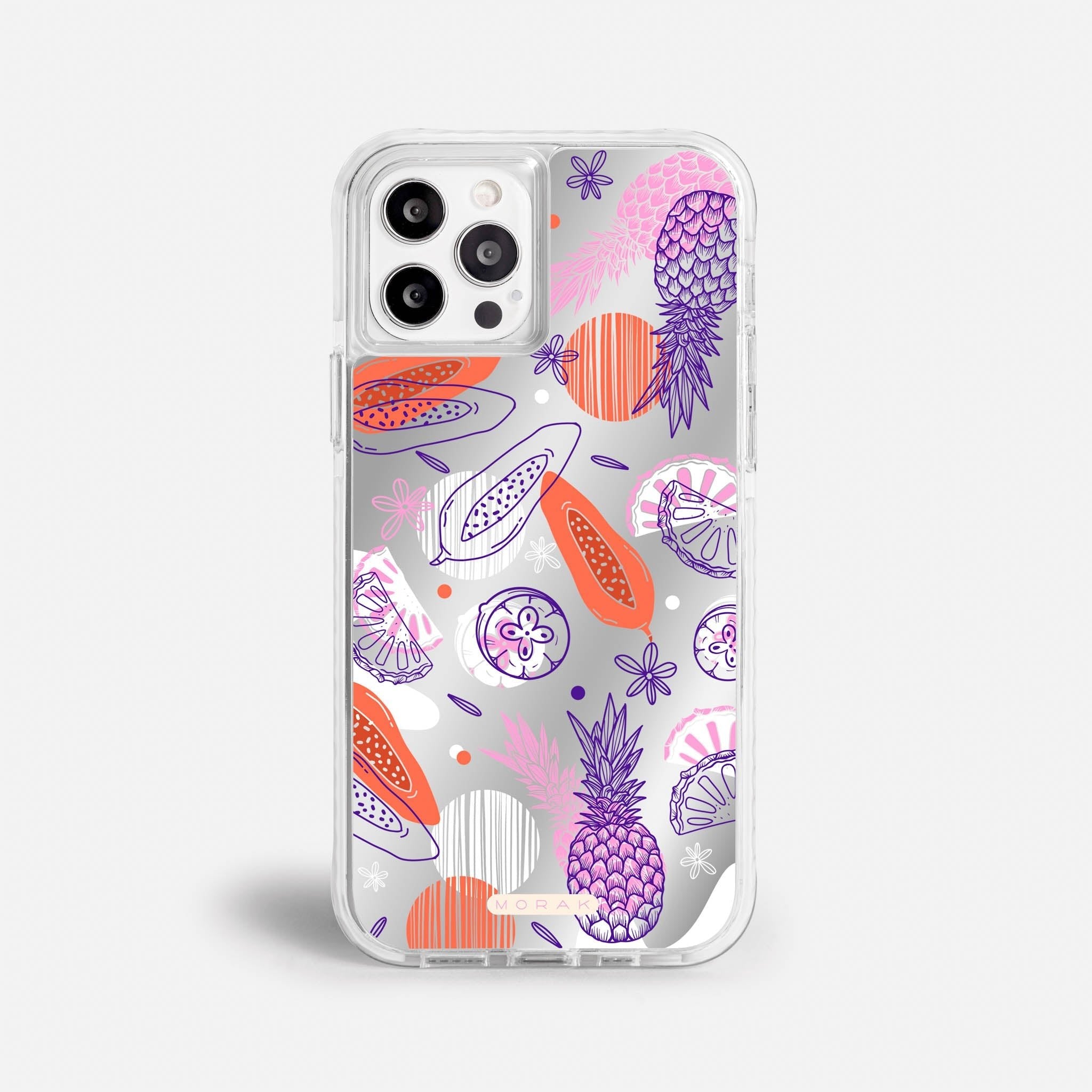 Case Funda Tropical Mix - Espejo Premium Para iPhone 17-12 Samsung S26-S22