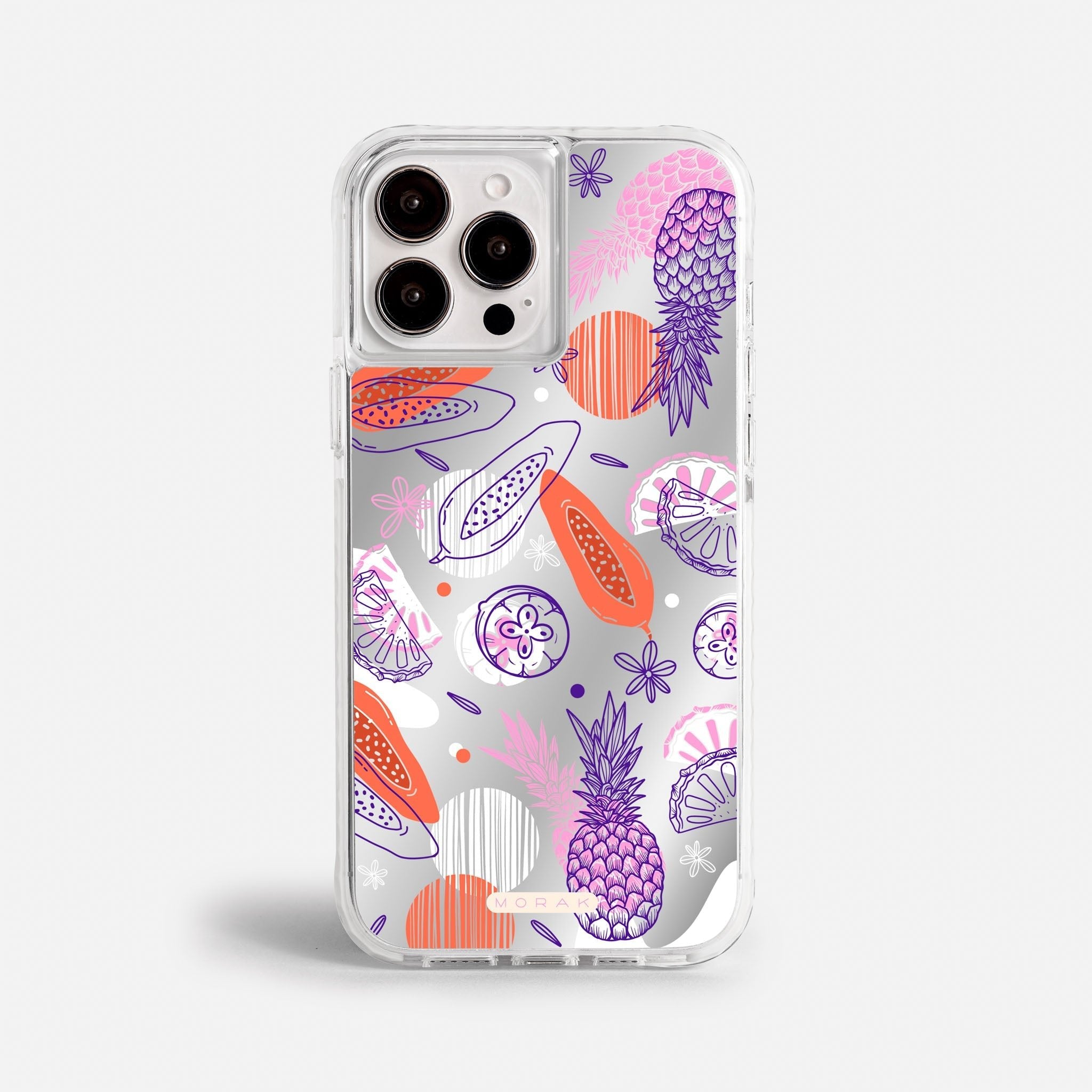 Case Funda Tropical Mix - Espejo Premium Para iPhone 17-12 Samsung S26-S22