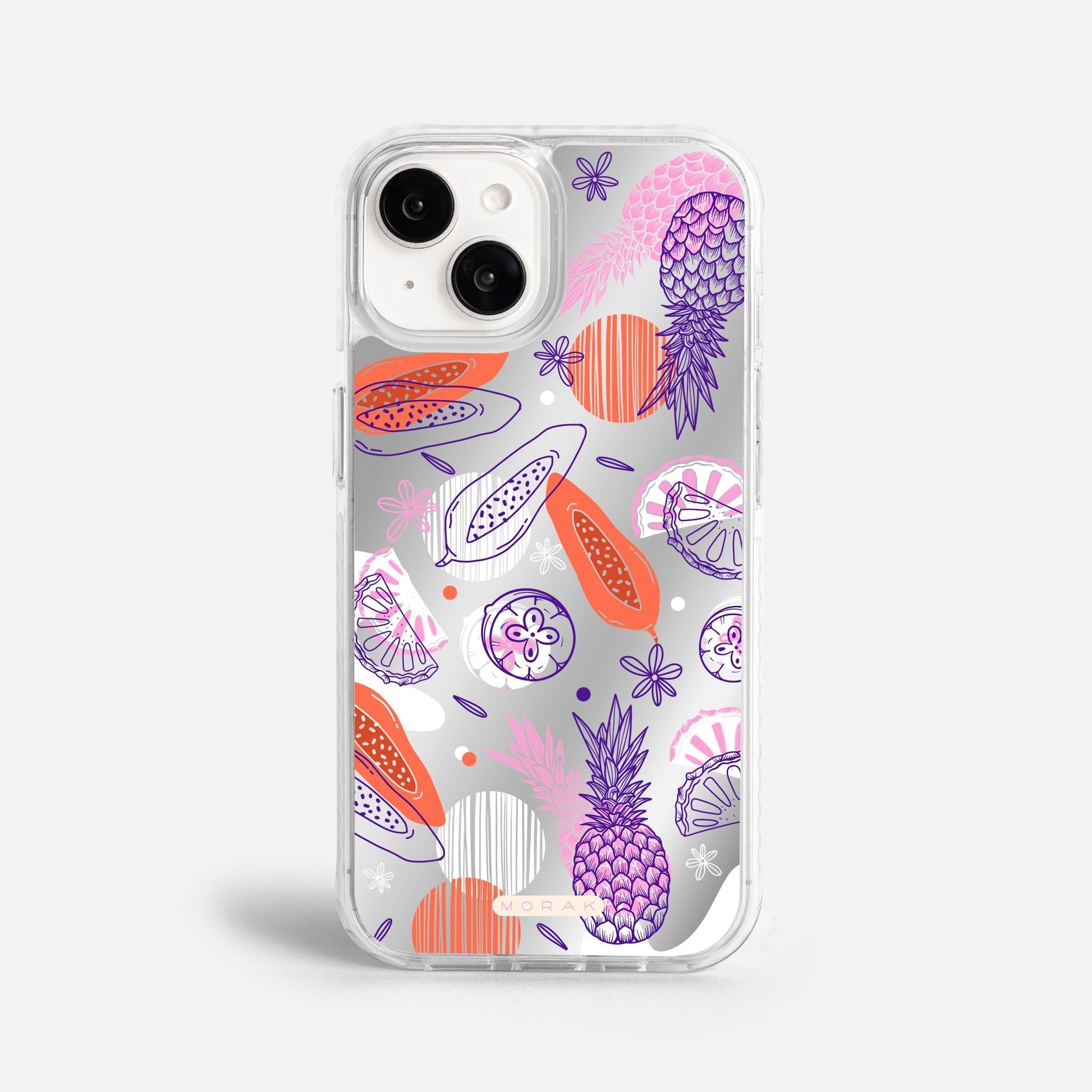 Case Funda Tropical Mix - Espejo Premium Para iPhone 17-12 Samsung S26-S22