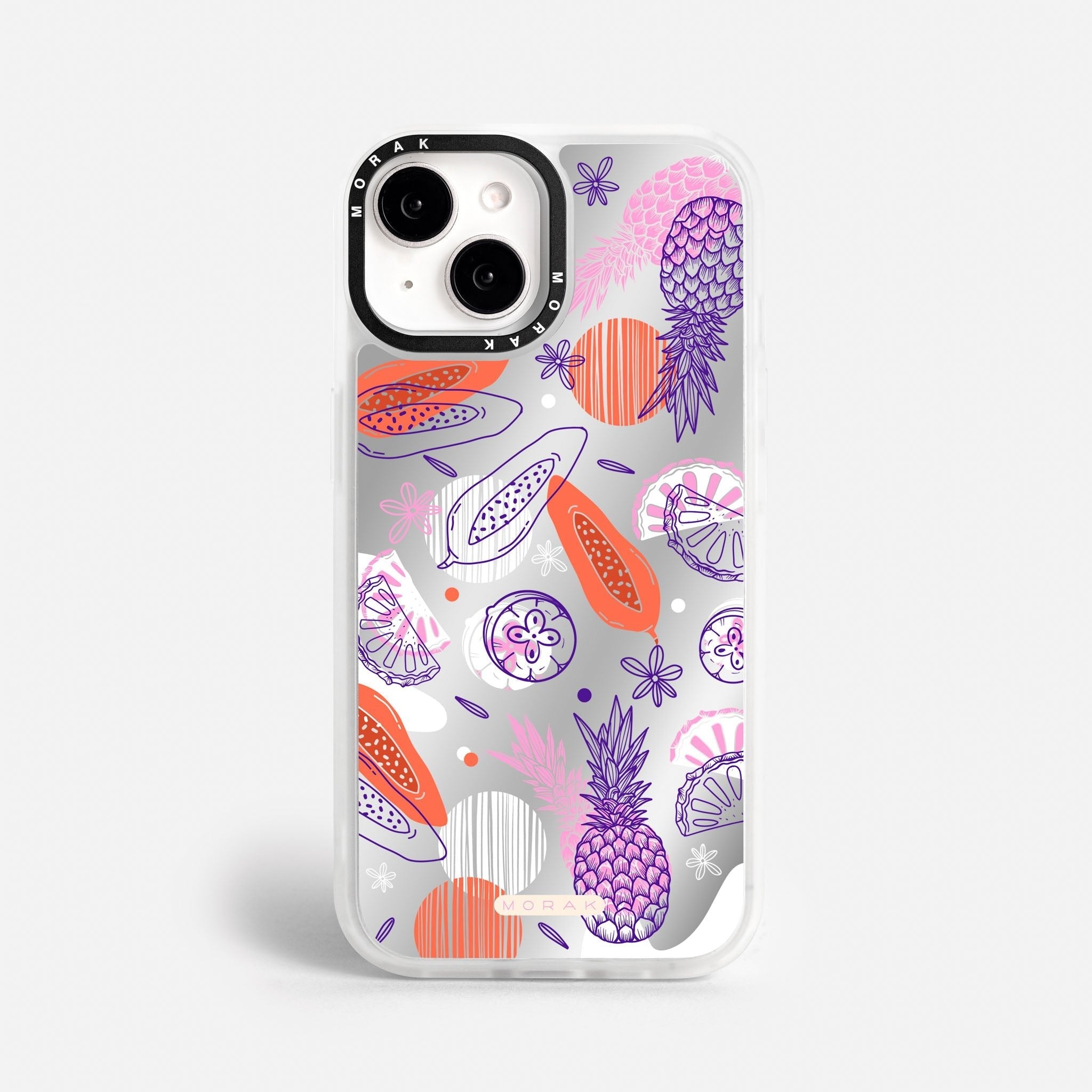 Case Funda Tropical Mix - Espejo Premium Para iPhone 17-12 Samsung S26-S22